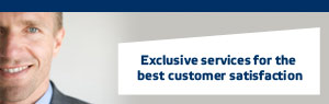 Exclusive services for the best customer satisfaction